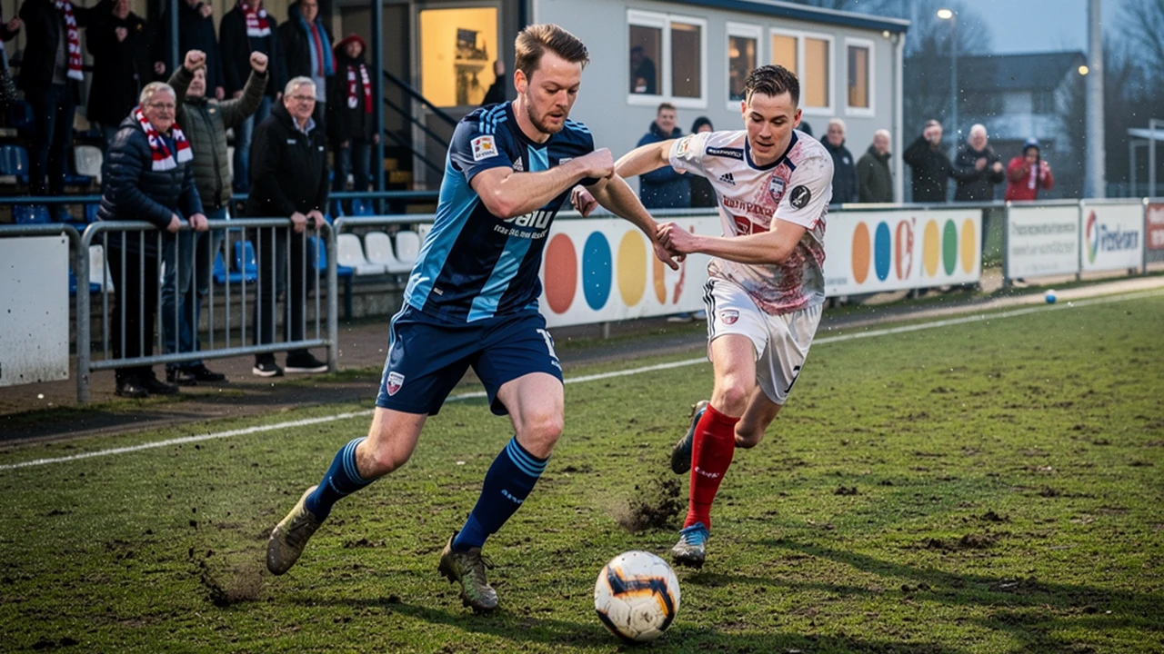 KNVB Beker bekerwedstrijd met intens duel tussen profclub en amateurteam