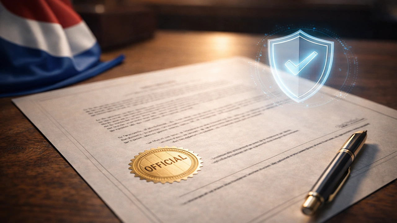 Nederlandse vlag met veiligheidsschild symbool voor bescherming